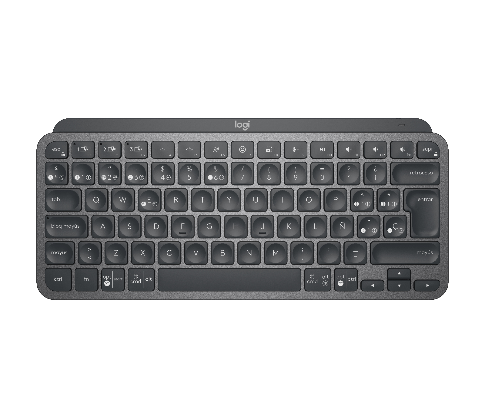 TECLADO LOGITECH MX KEYS MINI GRAPHITE