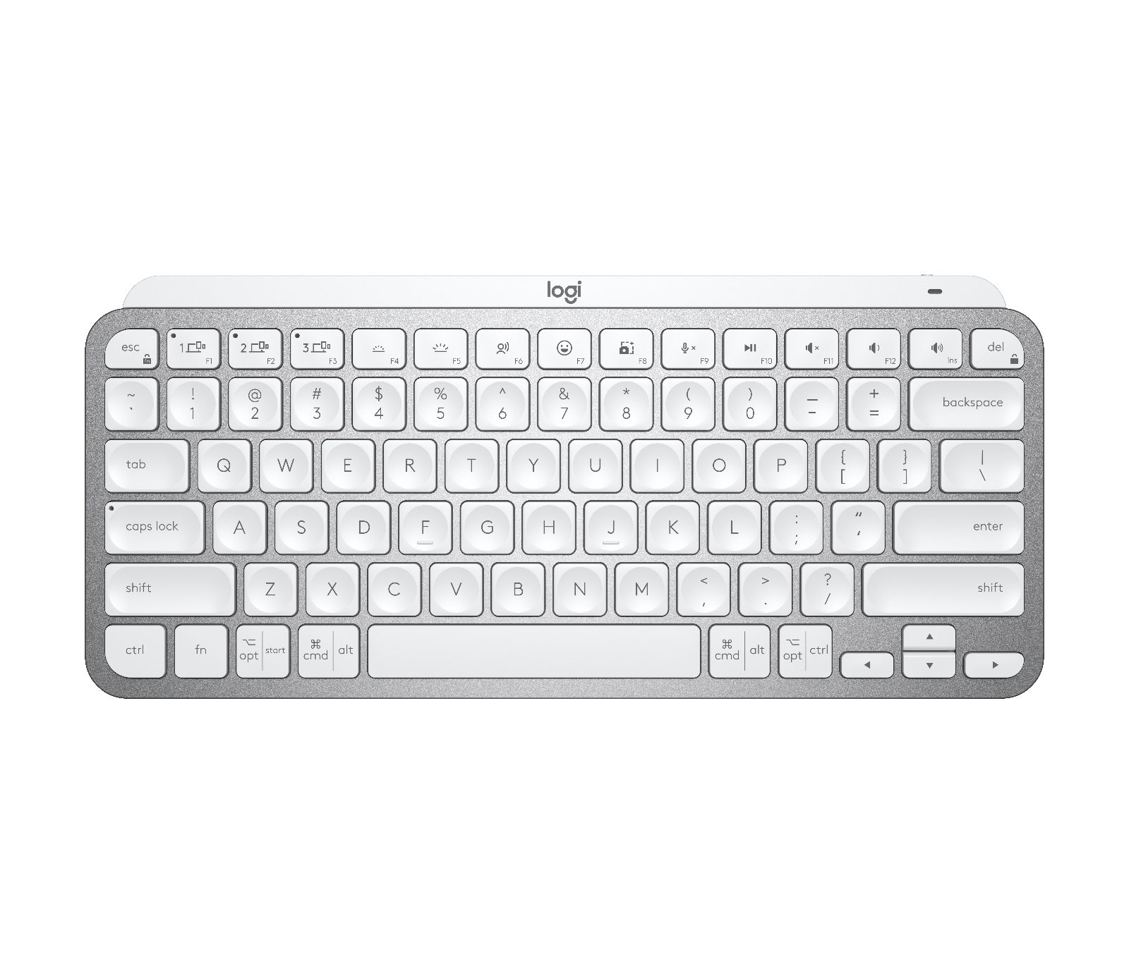 TECLADO MINI LOGITECH PALE GREY INALAMBRICO BLUETOOTH