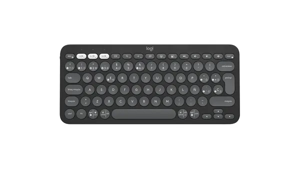TECLADO LOGITECH INALAMBRICO PEBBLE K380S GRAPHITE