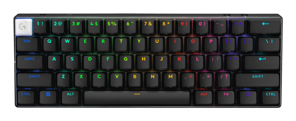 TECLADO LOGITECH G PRO X60 BLAC 60 RGB BT 2.4GHZ USB 2.0 ESTUCHE