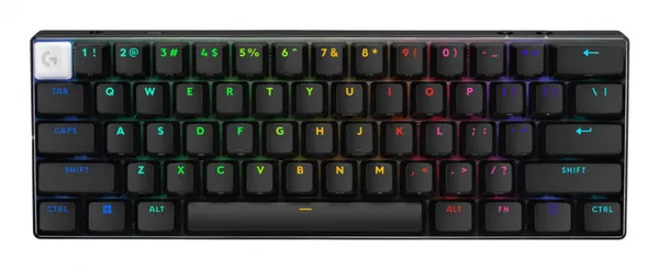 TECLADO LOGITECH G PRO X60 BLAC 60 RGB BT 2.4GHZ USB 2.0 ESTUCHE