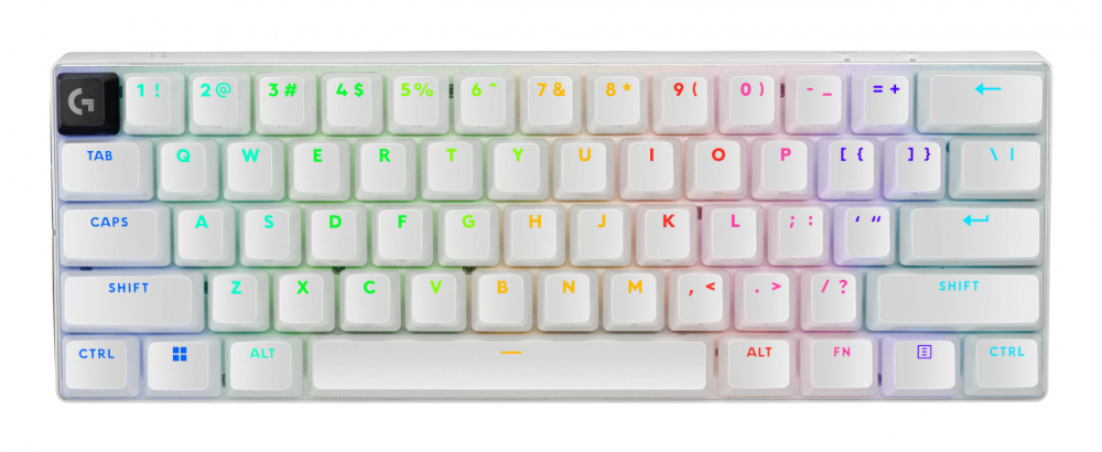 TECLADO LOGITECH G PRO X60 WHIT 60 RGB BT 2.4GHZ USB 2.0 ESTUCHE