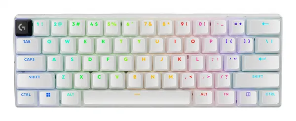 TECLADO LOGITECH G PRO X60 WHIT 60 RGB BT 2.4GHZ USB 2.0 ESTUCHE
