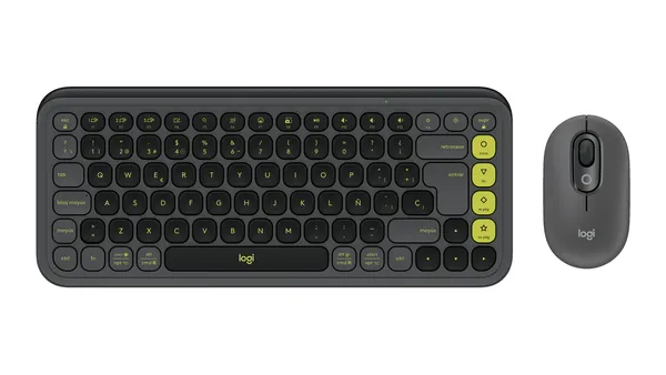 KIT TECLADO Y MOUSE LOGITECH POP ICON GRAPHITE BT MULTIDISPOSITI