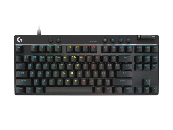 TECLADO LOGITECH G PRO X TKL RA PID BLACK INT MAG-ANALOGICO RGB USB