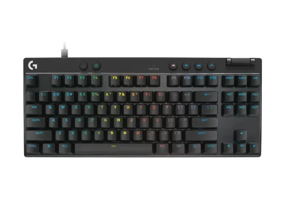 TECLADO LOGITECH G PRO X TKL RA PID BLACK INT MAG-ANALOGICO RGB USB