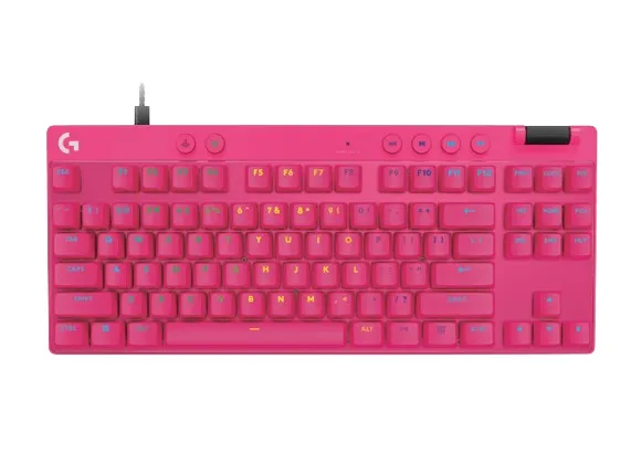 TECLADO LOGITECH G PRO X TKL RA PID MAGENTA INT MAG-ANALO RGB USB-A