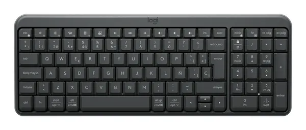 TECLADO LOGITECH K250 GRAPHITE COMPACT BT 10MT RESISTE SALPICADURA