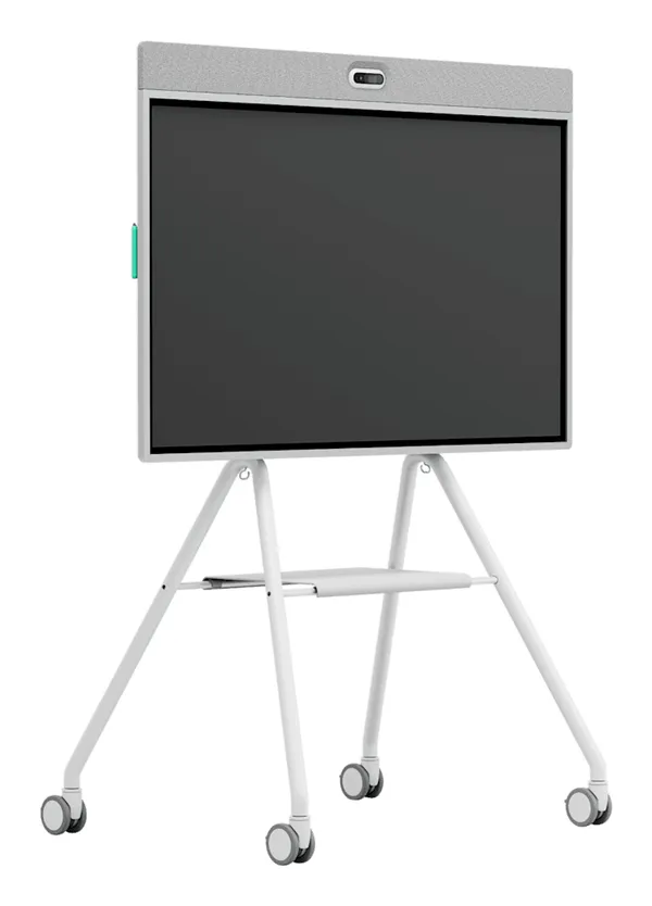 WHITE RALLY BOARD CART A PURPOS MOBILE STAND FOR EFFORTLESSLY MOVIN