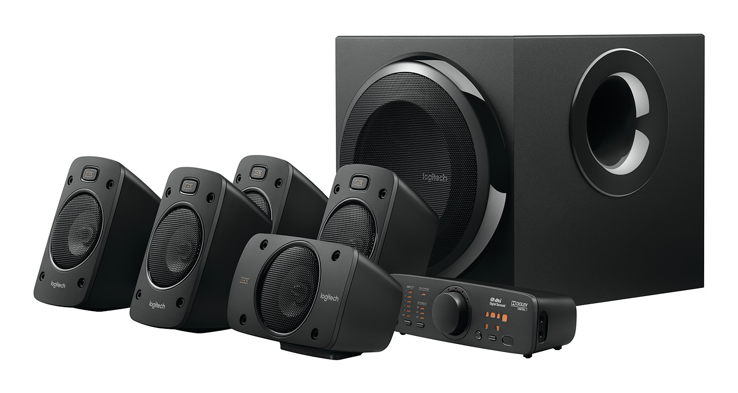 BOCINAS LOGITECH Z906 5.1 THX 500 WATTS RMS PC/MAC/MP3/IPOD/DVD