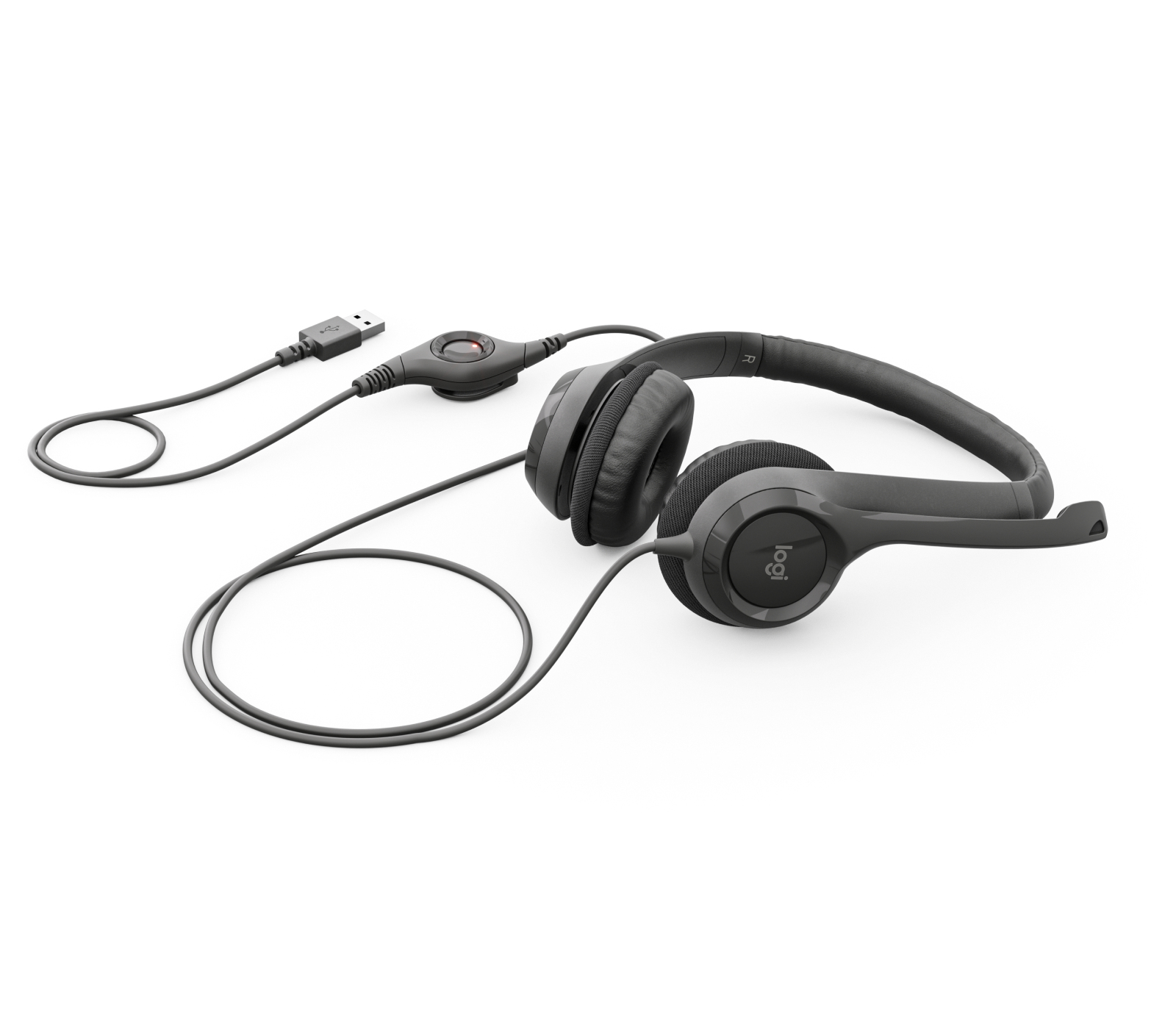 DIADEMA LOGITECH H390 USB CONTROL AUDIO INTEGRADO