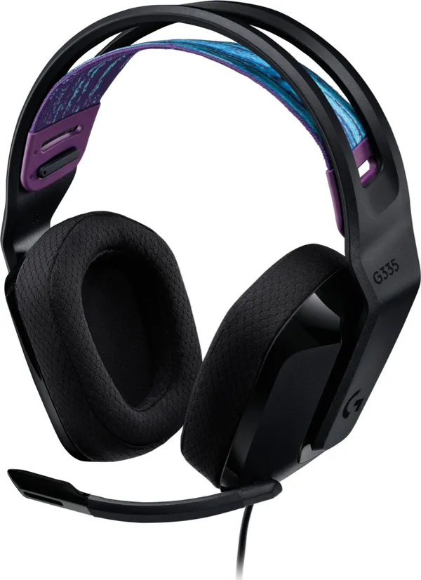 DIADEMA LOGITECH GAMING G335 BLACK ALAMBRICA
