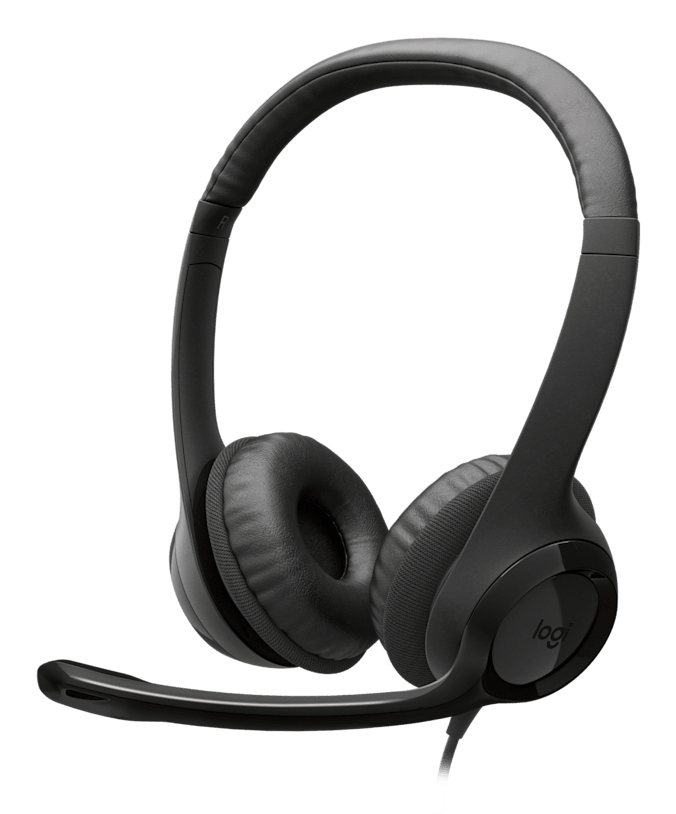 DIADEMA LOGITECH H390 USB-C BLACK ALAMBRICA CONTROL