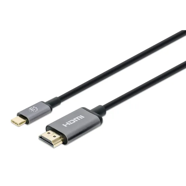 CABLE USB-C A HDMI M 1.0M 4K 60HZ NEGRO
