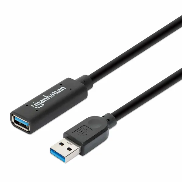 CABLE USB V3.0 EXT. ACTIVA 5.0M NEGRO