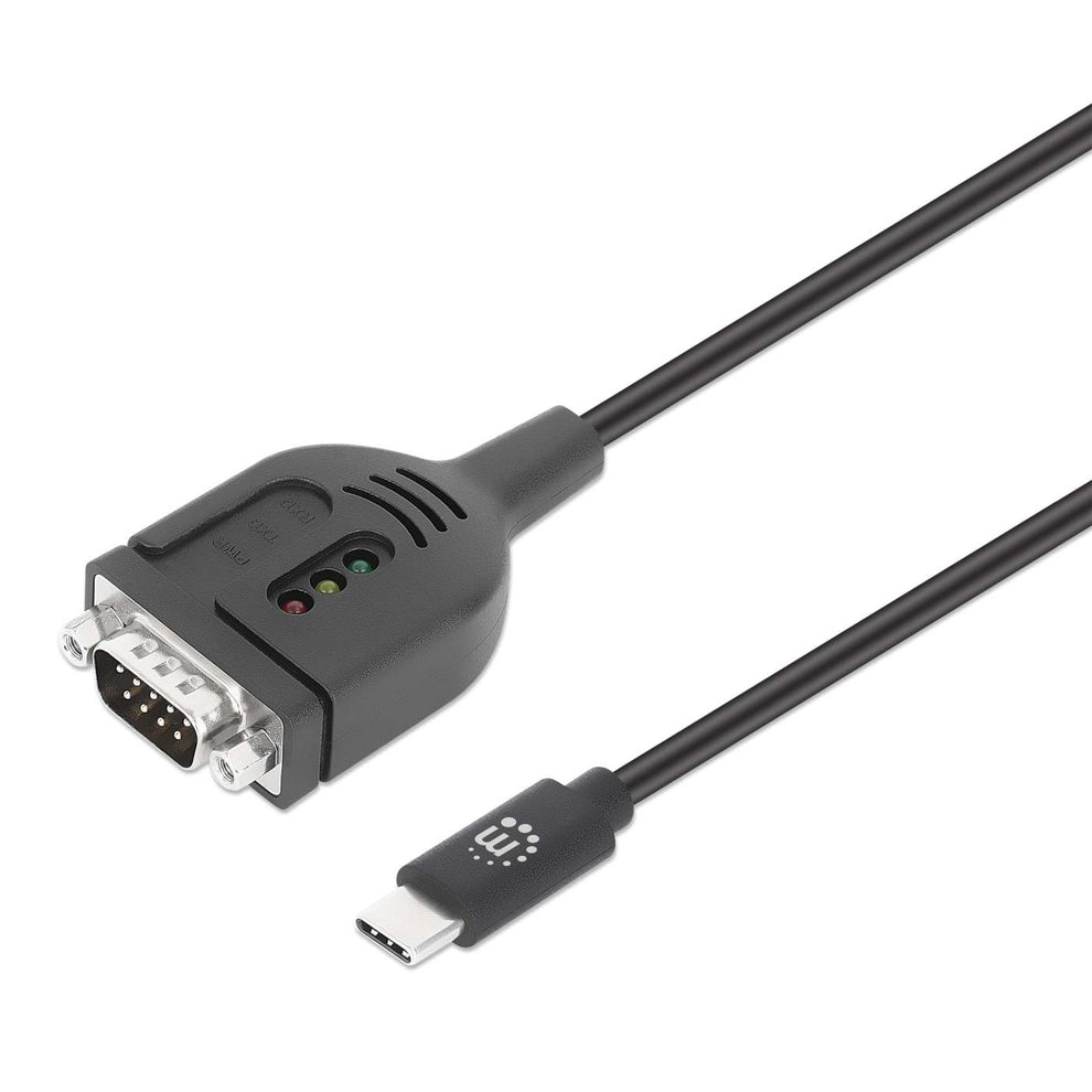 CONVERTIDOR USB-C A SERIAL DB9 / RS232 1 M