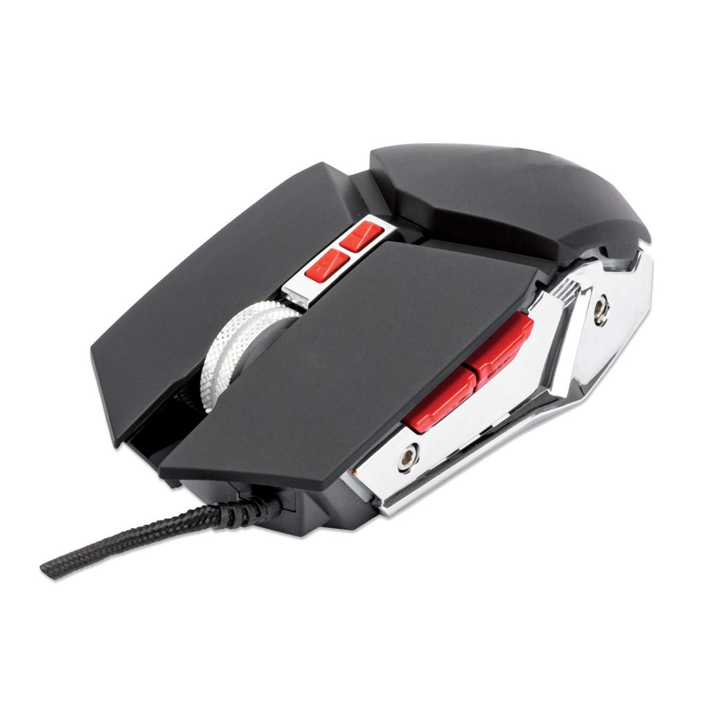 MOUSE OPTICO GAMER LED RGB 7 BOTONES ALAMBRICO USB-A 3200 DPI