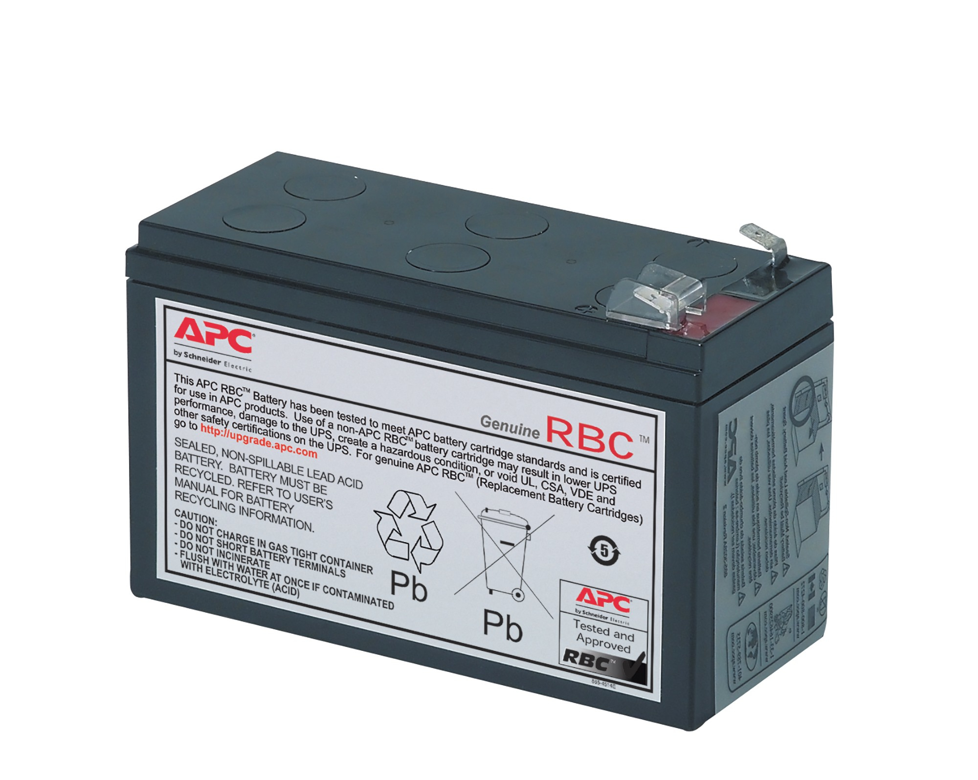 BATERIA REEMPLAZO APC NUM 17 .
