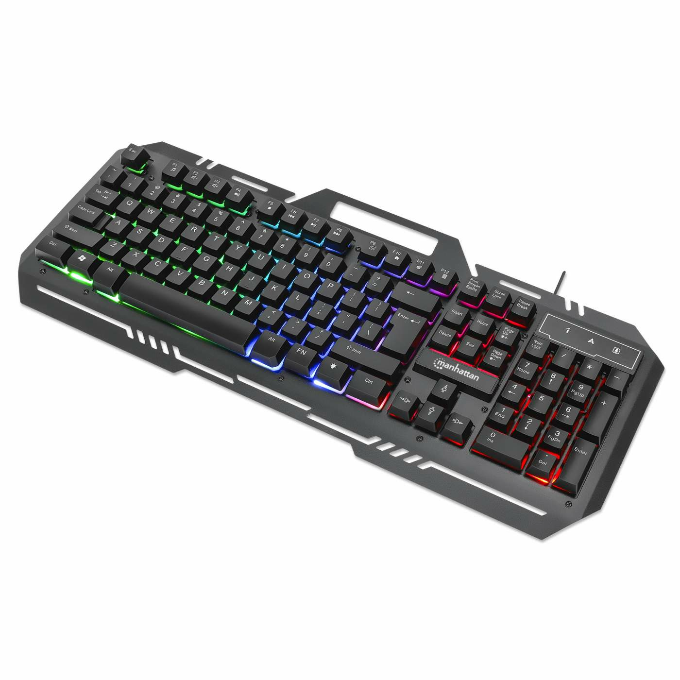 TECLADO GAMING LED CON PANEL METLICO PARA CELULAR