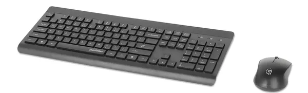 TECLADO Y MOUSE OPTICO INALAMBR 2.4G NEGRO COMBO