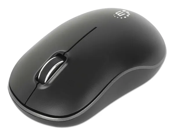 MOUSE OPTICO INALAMBRICO 3 BOTONES 2.4G NEGRO