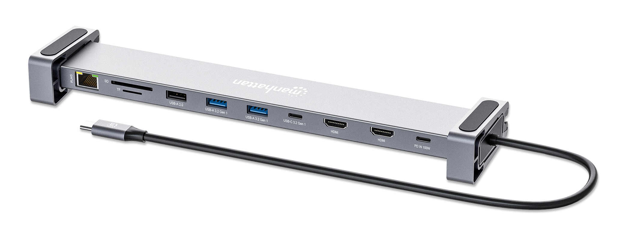 DOCKING USB 10PTOS CON MST 2 XHDMI 3XUSB-A USB-C USB-C PD RJ