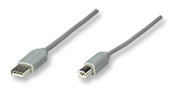 CABLE USB A-B 4.5M IMPRESORA GRIS .