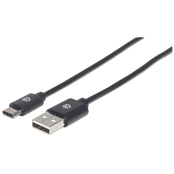 CABLE USB C 1M C MACHO - A MACH NEGRO