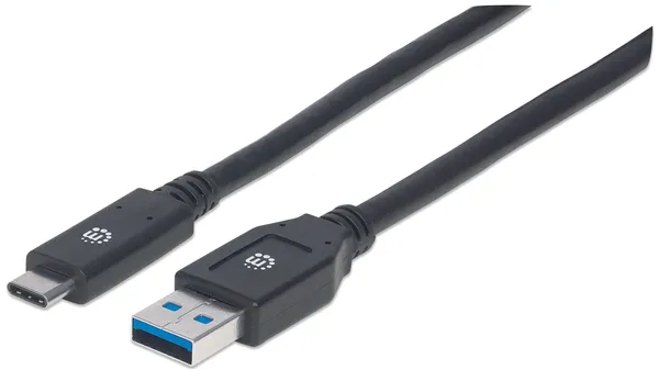 CABLE USB-C V3.1 C-A 3.0M NEGRO