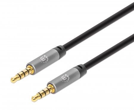 CABLE AUDIO ESTEREO 3.5MM 2.0M MACHO-MACHO