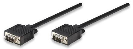 CABLE SVGA 11.0M MACHO HD15 8MM MONITOR PANTALLA .