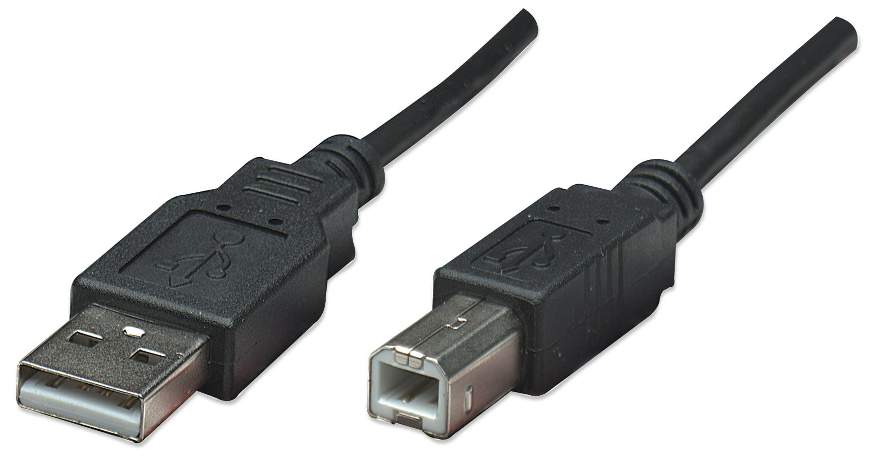 CABLE USB V2.0 A B 0.5M NEGRO