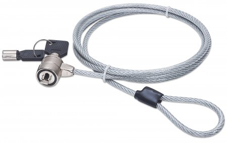 CANDADO SEGURIDAD LAPTOP CON LLAVE 1.4M GRIS