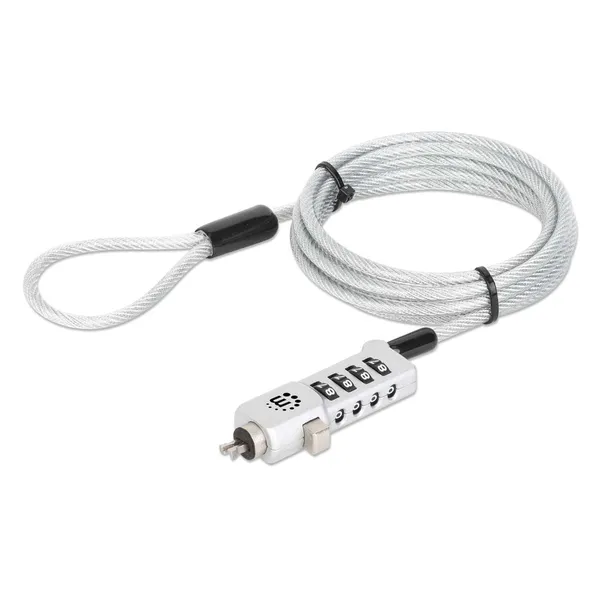 CANDADO CON COMBINACION PARA LAPTOP 3 EN 1 NOBLE-WEDGE NANO Y