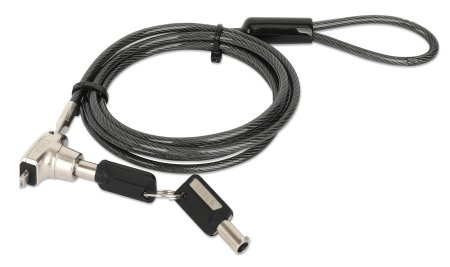 CANDADO LAPTOP NANO LLAVE 1.8MT GRIS