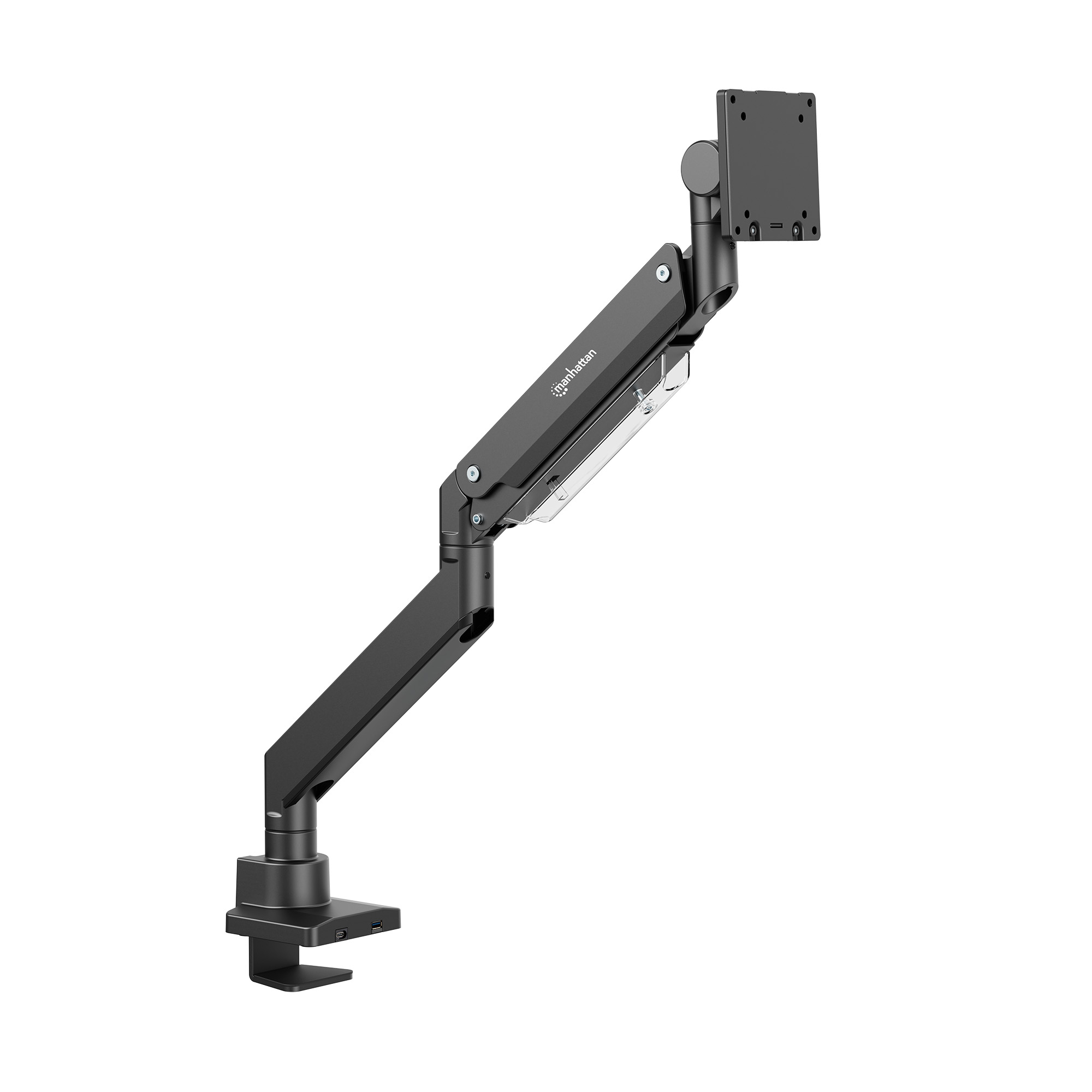 SOPORTE MONITOR P/1 17 A 57PG ESCRITORIO PISTON PUERTOS USB