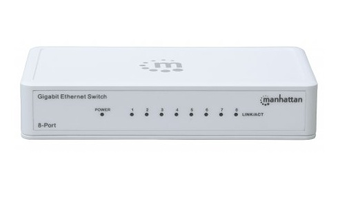 SWITCH GIGABIT 10/100/1000 8 P UERTOS BLANCO