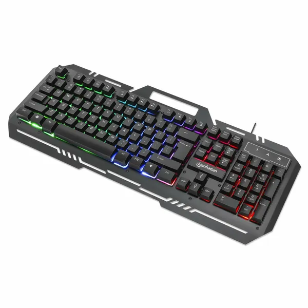 TECLADO GAMING LED CON PANEL METLICO PARA CELULAR
