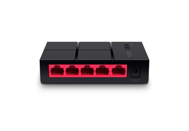 SWITCH MERCUSYS DE ESCRITORIO DE 5 PUERTOS 10/100/1000MBPS
