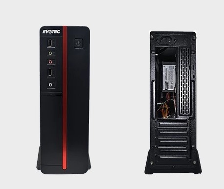 GABINETE SLIM VIENA C/FUENTE 60 0W MINI-ATX BAHIAS SSD 2.5 HDD 3.5