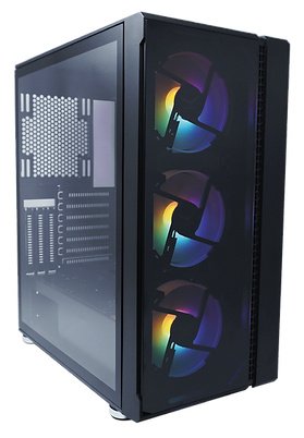GABINETE EVOTEC 1021 CISTAL TEMPAD MIDTOWER ATX USB 3.0 S/N FUE