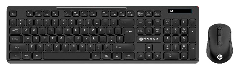 NACEB KIT TECLADO Y MOUSE INALAMBRICO NEGRO NA-0123