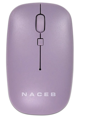 NACEB MOUSE INALAMBRICO 2.4G MORADO NA-0136M