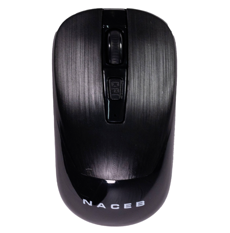 NACEB MOUSE INALAMBRICO 2.4G NEGRO NA-0137N