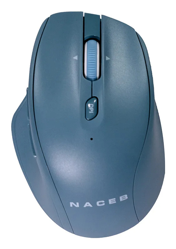 NACEB MOUSE INAL DUAL MODE 2.4G+BT AZUL NA-0139A