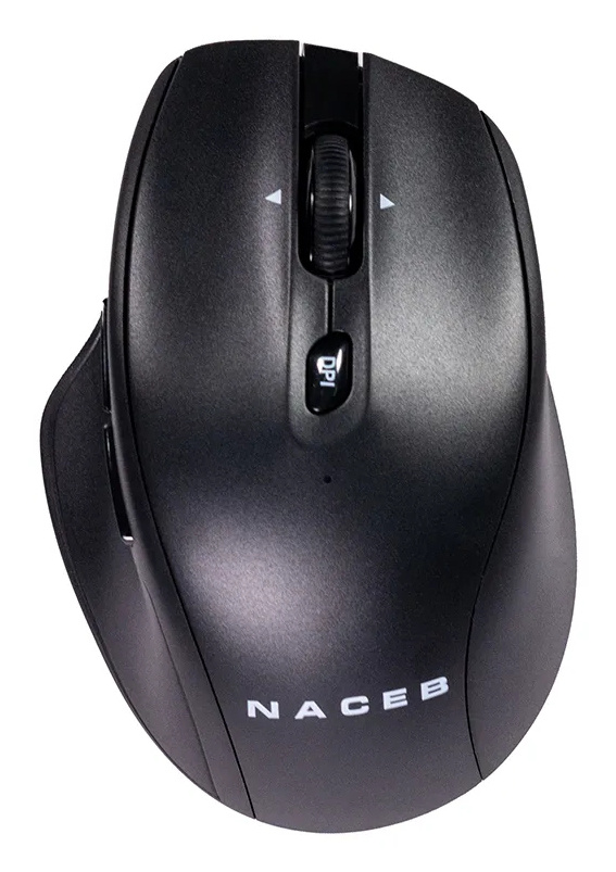 NACEB MOUSE INAL DUAL MODE 2.4G+BT NEGRO NA-0139N