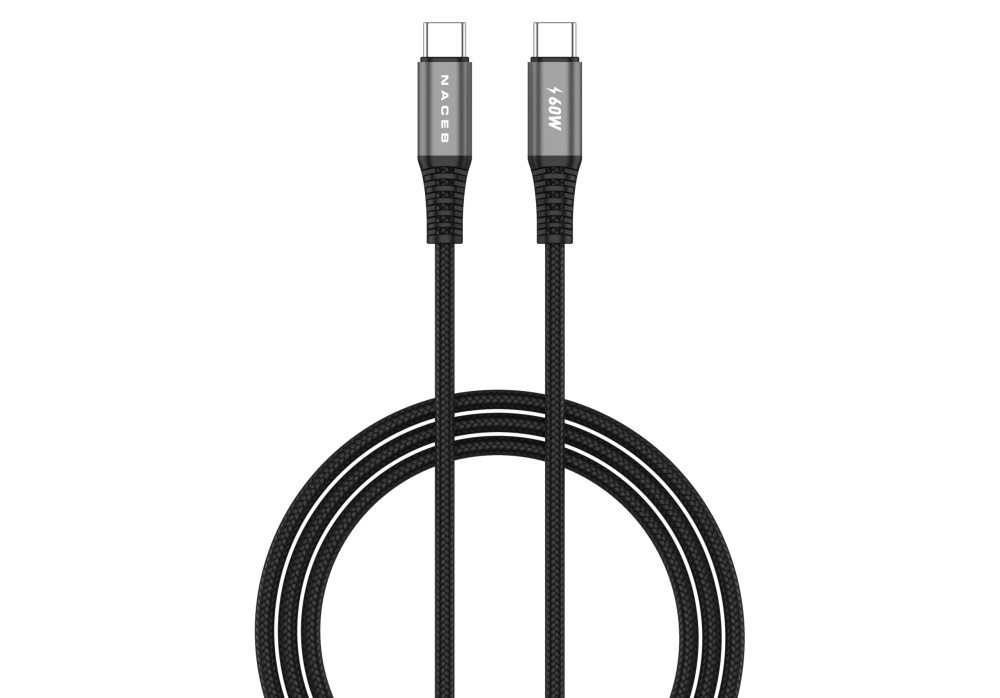 NACEB CABLE TIPO-C A TIPO-C 60W 1M NA-0140