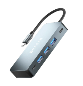 NACEB USB-C ADAPTER 7-IN-1 DUAL HDMI 4K+USB-C+PD100W+3