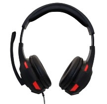 HEDSET.DIADEMA GAMERMICROFONO R OJO PLUG LED HIFI 3.5MM+USB 2.0 MT