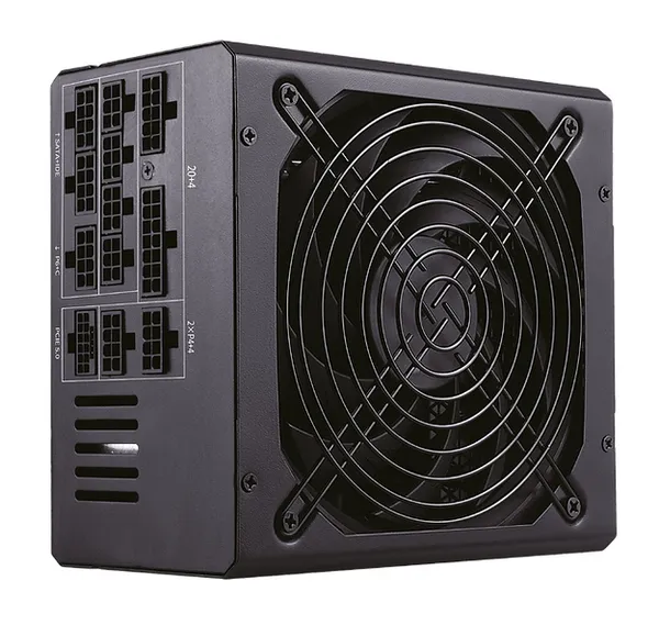 FUENTE DE PODER NACEB 0627 1000W 80+ GOLD FM PCIE 5.0 ATX NEGR